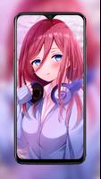 Miku Anime Girl Live Wallpapers capture d'écran 1