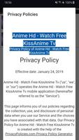 Anime Hd - Watch Free KissAnime Tv স্ক্রিনশট 3