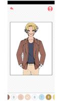 anime boy color by numbers スクリーンショット 1