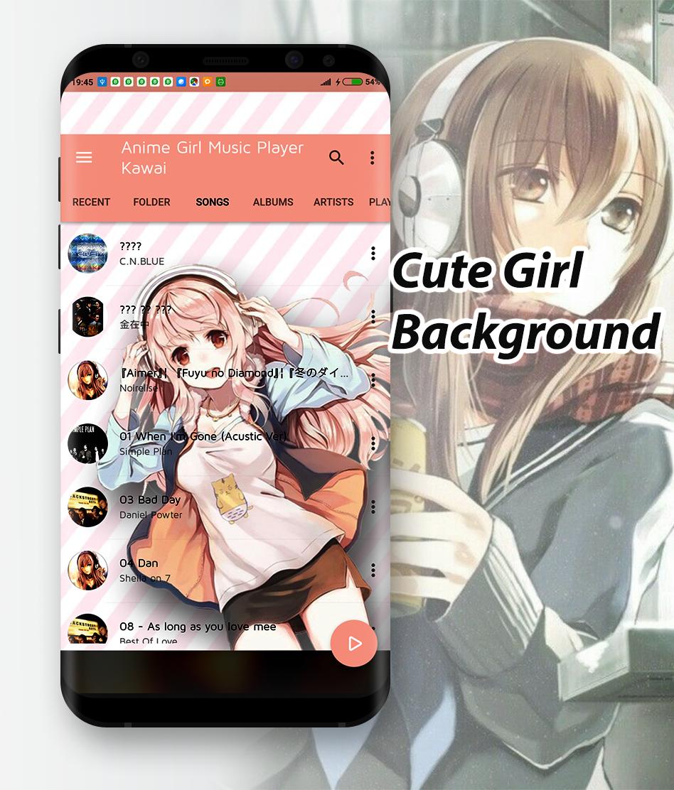 Anime Girl Music Player For Android Apk Download