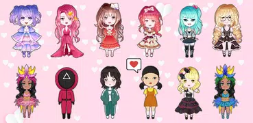 ちび人形：ドレスアップゲーム＆アバタークリエーター