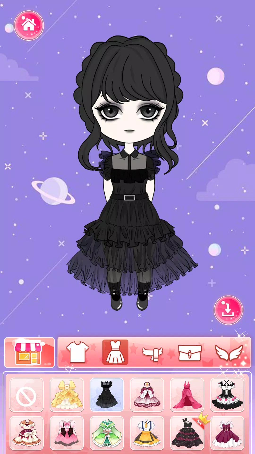 Colorir e Vestir Boneca Chibi na App Store