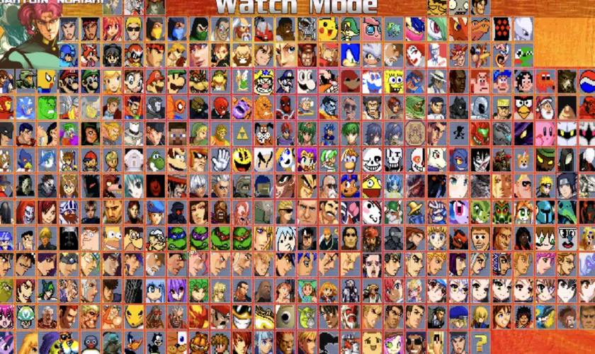 jogo mugen com 900 personagens de anime para celular