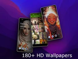 Anime hijab girl wallpapers HD capture d'écran 2