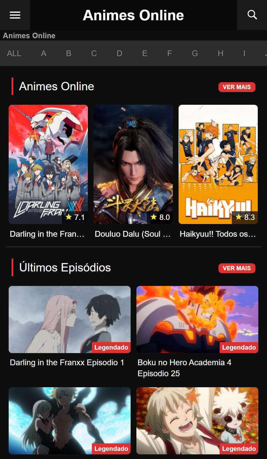 Animes Online HD APK برای دانلود اندروید