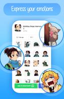 Anime Stickers for WhatsApp постер