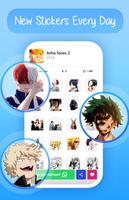 Anime Stickers for WhatsApp capture d'écran 1