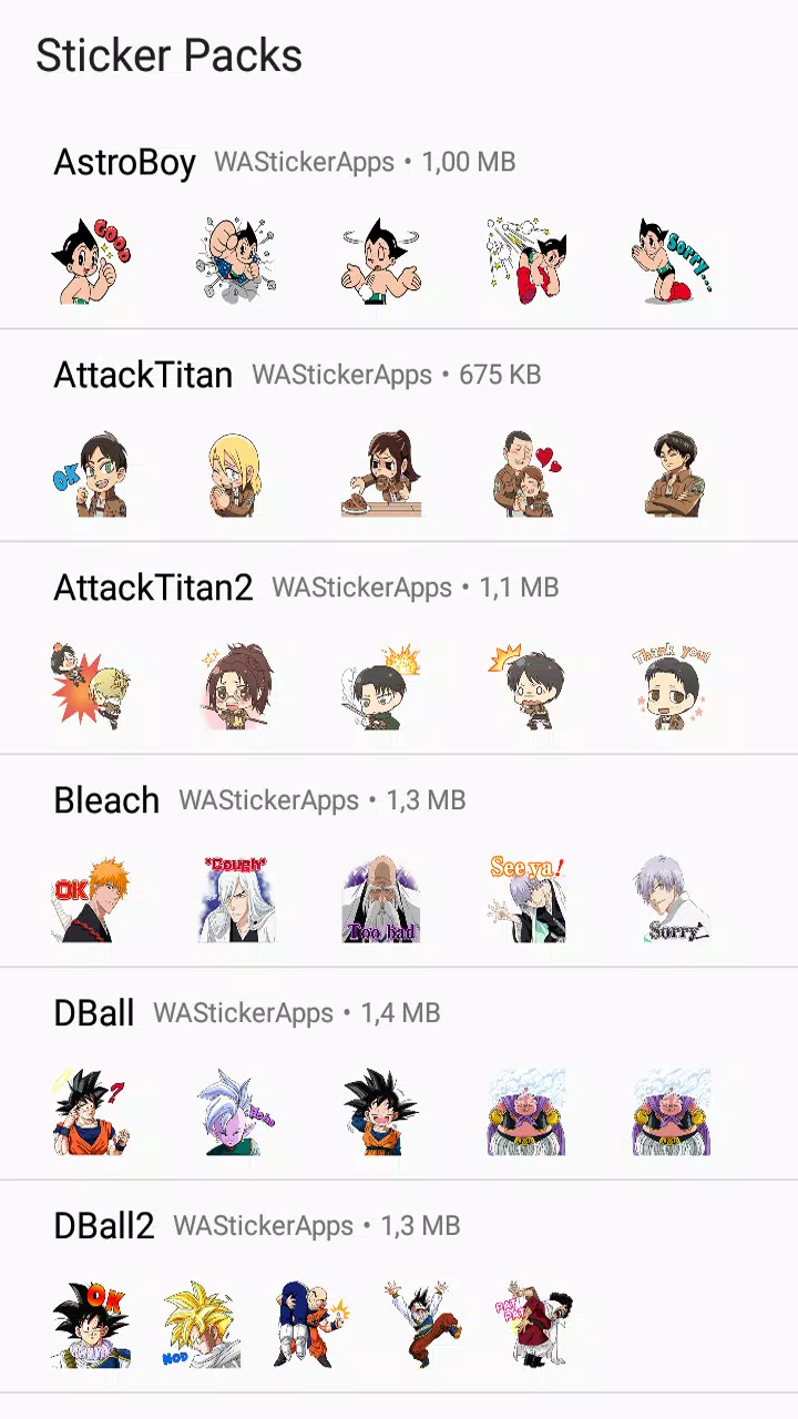 Anime Stickers For WhatsApp Telegram and Signal for Android - Download