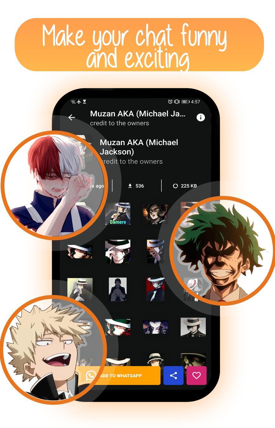 Memes anime Stickers for WhatsApp
