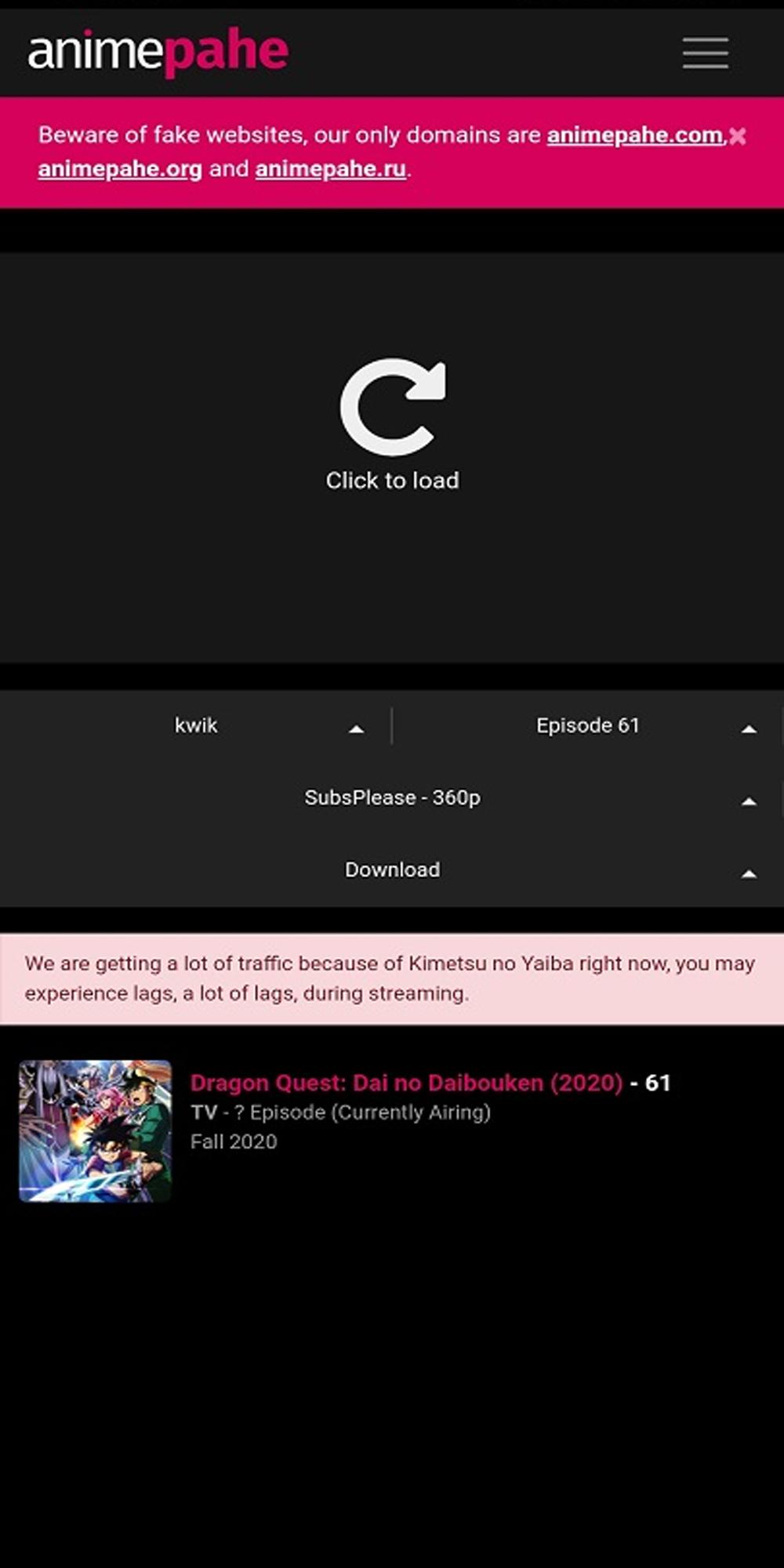 Animepahe. APK for Android Download