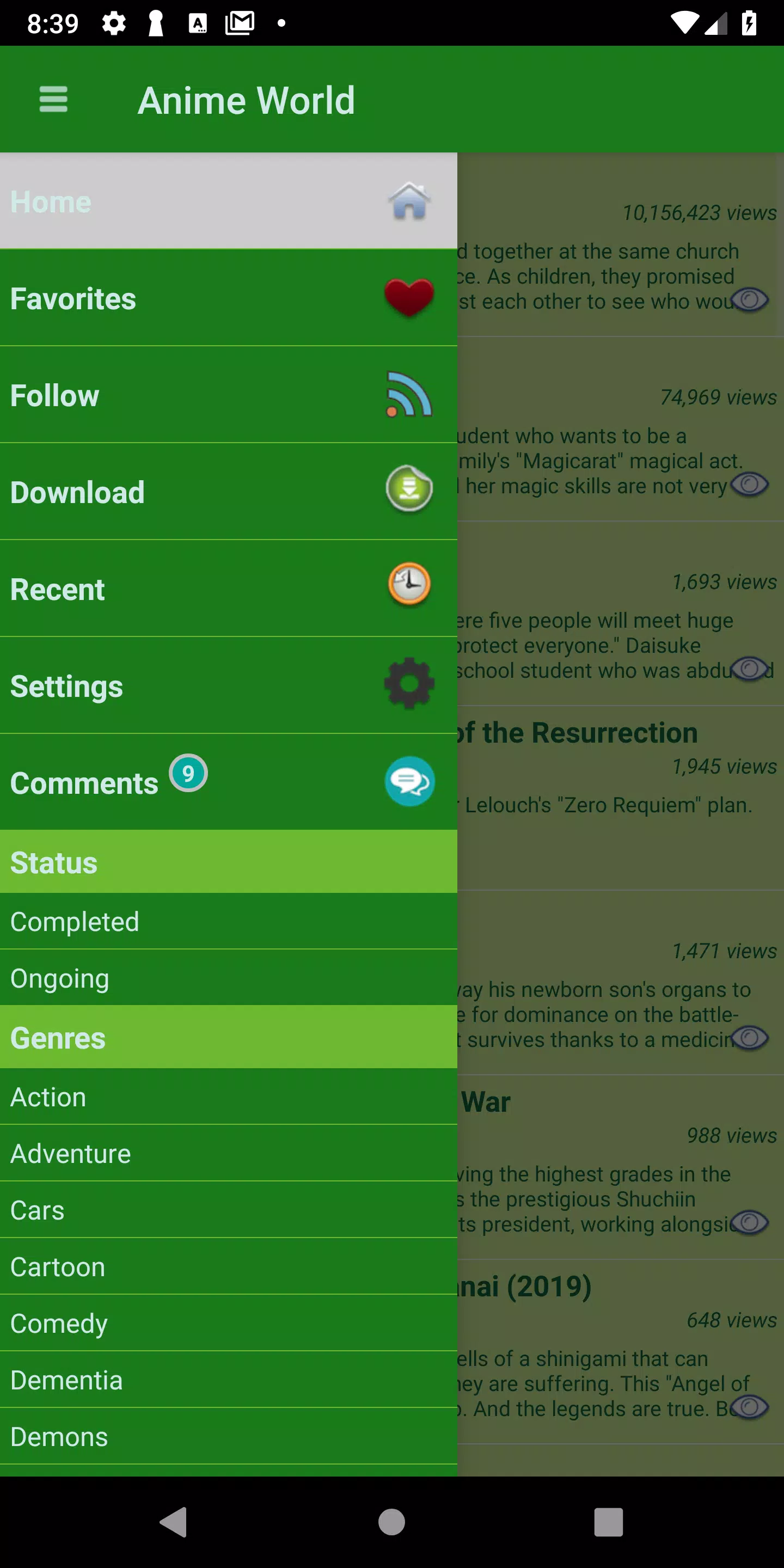 Tải xuống APK Anime World cho Android Tải xuống APK Anime World cho Android