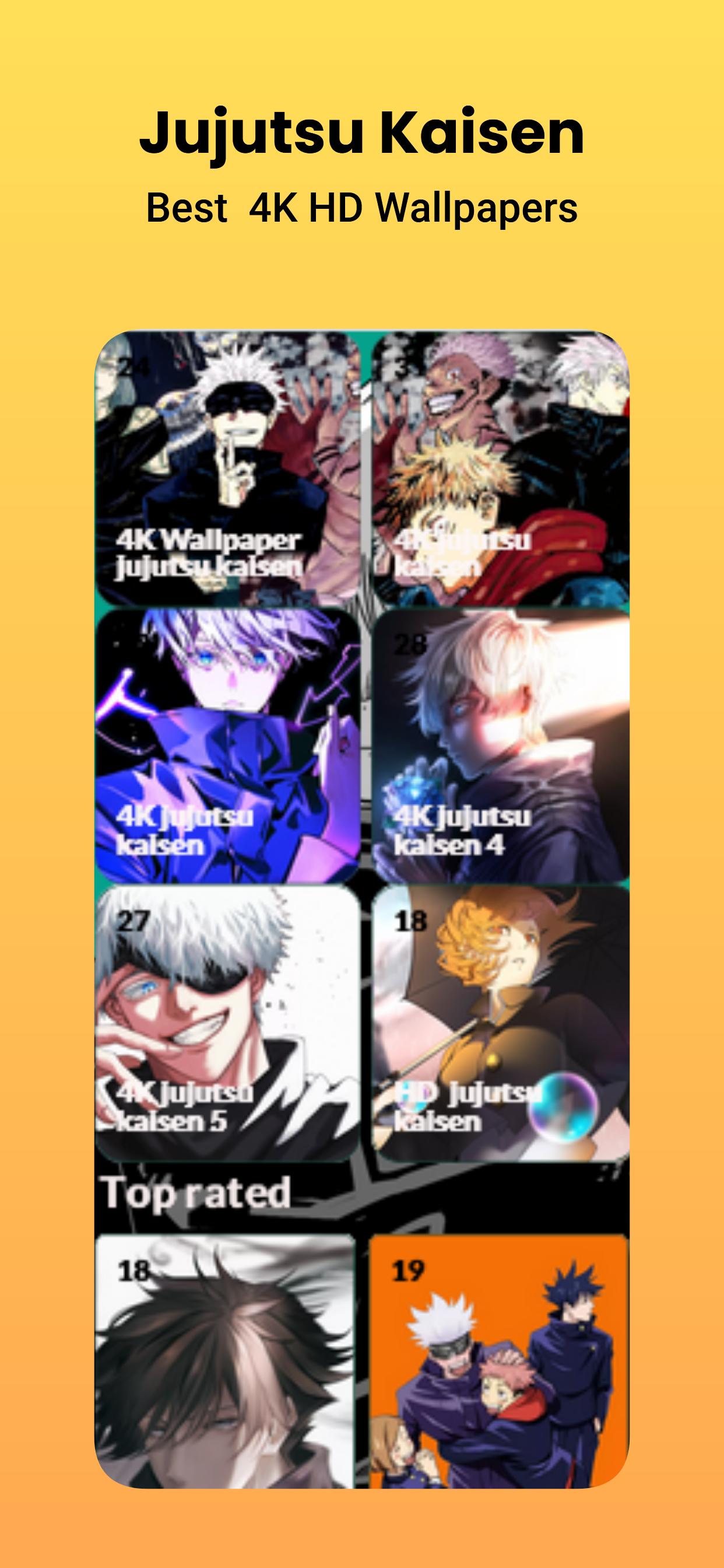 Jujutsu Kaisen 4K & HD Anime Wallpaper background APK voor Android Download