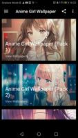 Anime girl wallpaper HD Affiche