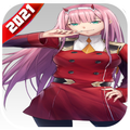 HD zero two wallpaper Anime 4KDraling in the franx