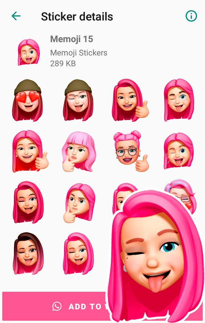 27+ Ini Sticker Whatsapp Memoji Android Terlengkap | Stikerexpo