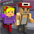 High School Crush- Blocky Girlfriend Love Story APK
