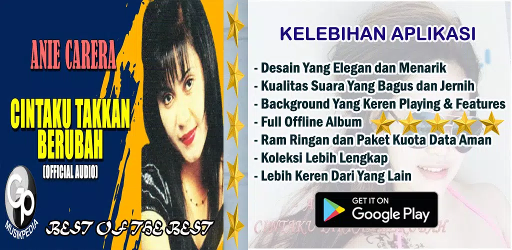 Anie Carera Cintaku Takkan Berubah MP3 Offline安卓版應用APK下載
