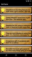 Girl Facts تصوير الشاشة 1