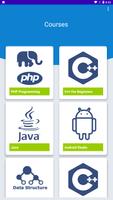 Learn java, android, php, c++ free video tutorial poster