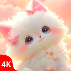 Cute Cat Wallpaper HD simgesi