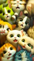 Cute Cat Wallpaper HD poster