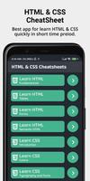 HTML & CSS Cheatsheets poster