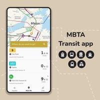 Boston Transit الملصق