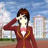 School Sakura  Tips Simulator أيقونة