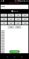 Text Repeater : Repeat It capture d'écran 2