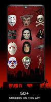 Anonymous Mask Scary Stickers ảnh chụp màn hình 3