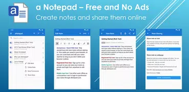 a Notepad - Take & Share Notes
