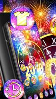 New Year clock theme screenshot 1