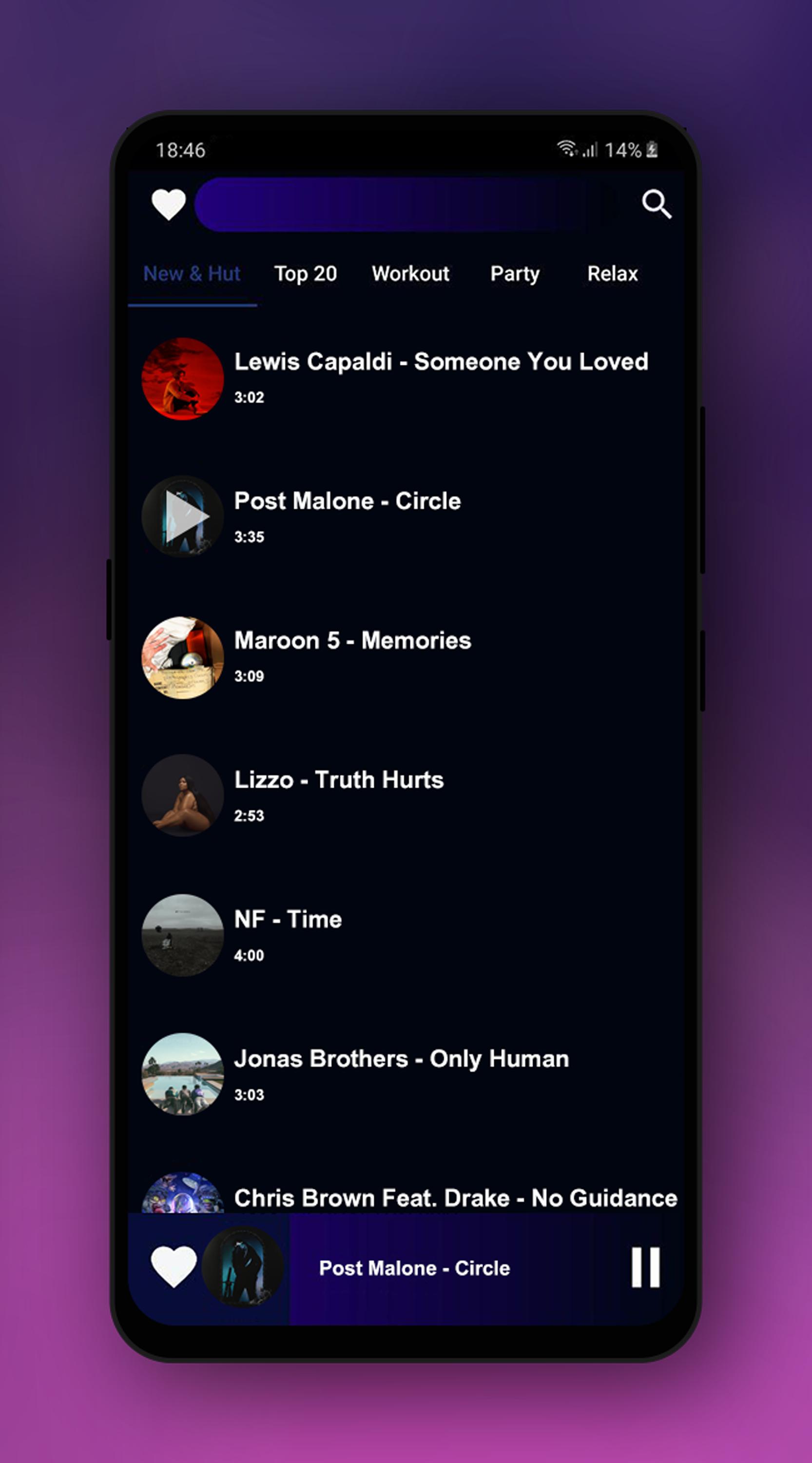 Music Player Online Free For Android Apk Download - drake no guidance roblox id