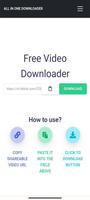 All Video Downloader স্ক্রিনশট 1
