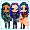How To Draw Cute Descendants icon