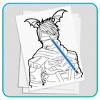 How To Draw FF icon