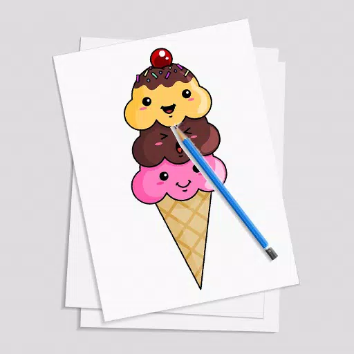 Download how to draw ice cream cute android on PC