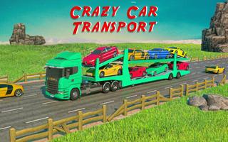 Crazy Car Transporter Truck 3D capture d'écran 2