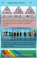 Calculadora de Electricidad capture d'écran 1