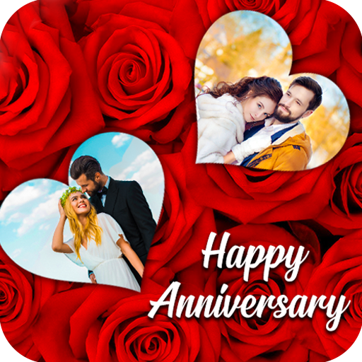 Anniversary dual photo frames