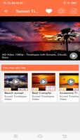 Videos al atardecer Timelapse captura de pantalla 3