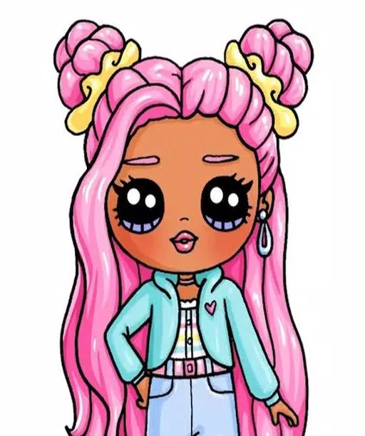 Bonequinha Kawaii, Kawaii Girl Drawings, Cute Kawaii Girl