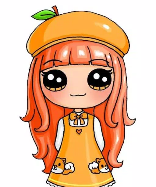 Bonequinha Kawaii, Kawaii Girl Drawings, Cute Kawaii Girl