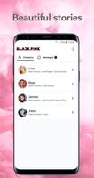 Blackpink Chat! Messenger Simu captura de pantalla 1