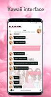 Blackpink Chat! Messenger Simu capture d'écran 2