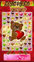 Sweet Hearts : Happy Valentine Match3 Journey Affiche