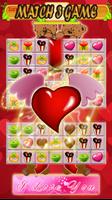 Sweet Hearts : Happy Valentine Match3 Journey स्क्रीनशॉट 2
