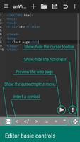 anWriter HTML editor स्क्रीनशॉट 2