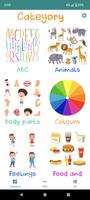 English Flashcards for kids Affiche