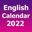 ”English Calendar 2022